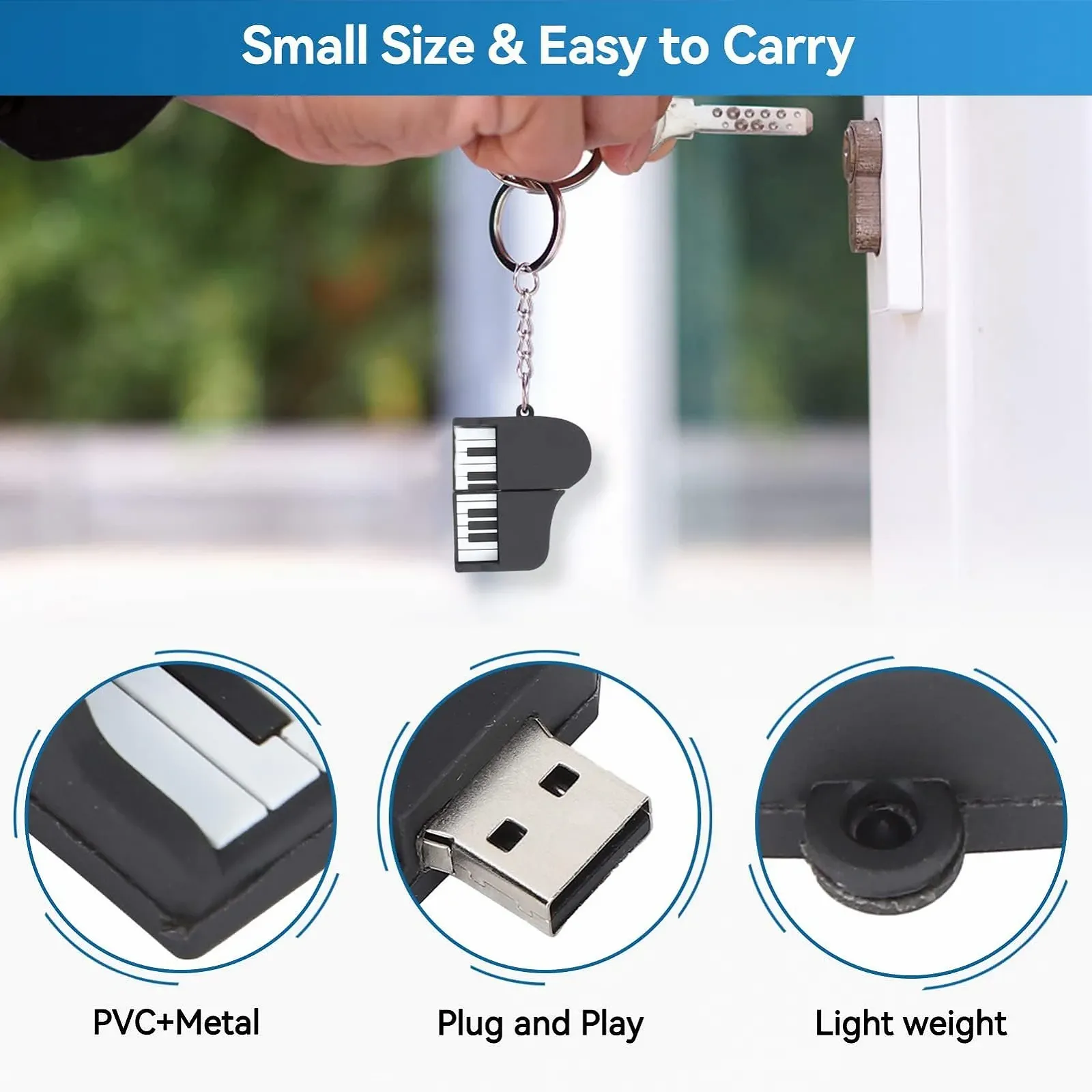 USB Flash Drive Piano Shape High Speed USB 2.0, фото №6 USB Flash Drive Piano Shape High Speed USB 2.0, фото №6