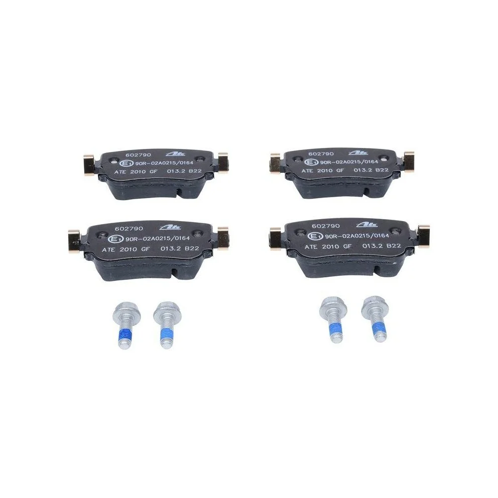Комплект гальмівних колодок, дискове гальмо ATE 13.0460-2790.2 для SEAT SKODA VAG, фото №1