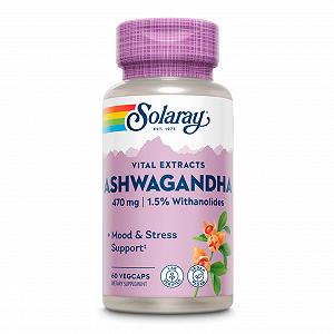 Ashwaganda Root Extract 470mg 60vcaps - Фото 1