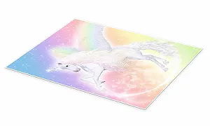 Постер Dolphins DreamDesign Enchant Your Life Unicorn Pegasus Единорог Пегас 60 x 80 см synthetic.ua - Фото 1