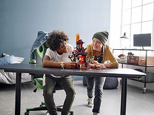 Конструктор LEGO Ninja Empire Храм Нонсенса 71712 с 6 минифигурками synthetic.ua - Фото 1