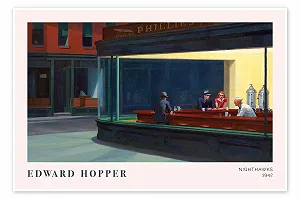 Постер Edward Hopper Night owl 1942 60 x 40 см - Фото 1