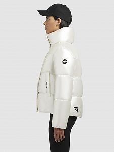 Куртка зимняя Khujo Rinja Shiny-YM Женская Теплая стеганая куртка Короткая из модного блестящего материала synthetic.ua - Фото 1