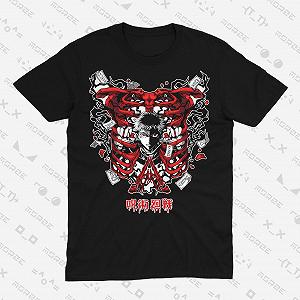 Футболка Аниме Магическая битва Сукуна Ryomen Sukuna Jujutsu Kaisen TH128 L - Фото 1