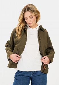 Жіноча куртка camel active з вельветовим коміром synthetic.ua - Фото 1