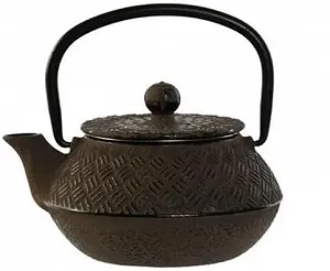 Чайник из нержавеющей стали Home ESPRIT 400 мл Brown - Фото 1