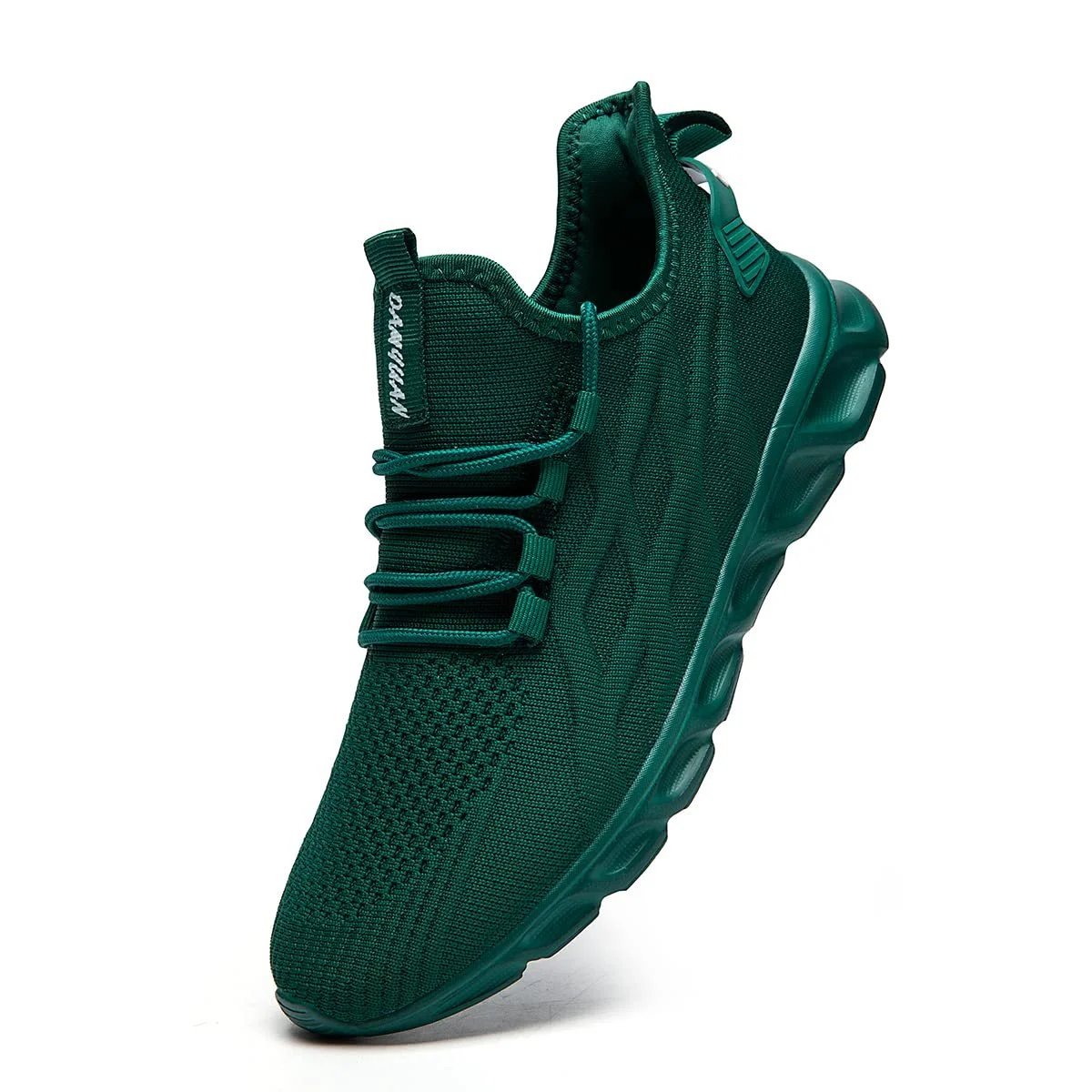 Кросівки Linenghs Спортивні Легкі Дихаючі для бігу, темно-зелений, 43 EU, фото №1 Кросівки Linenghs Спортивні Легкі Дихаючі для бігу, темно-зелений, 43 EU, фото №1