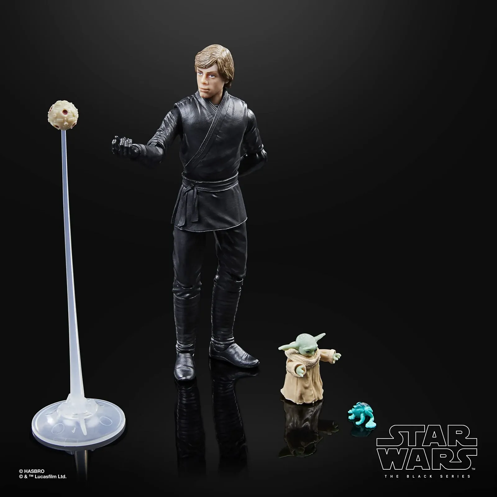 Набор коллекционных фигурок Star Wars The Black Series Luke Skywalker & Grogu 15 см, фото №3