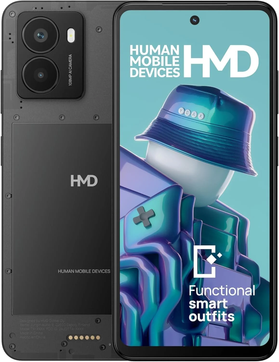 Смартфон HMD Fusion 8 ГБ RAM / 256 ГБ 5000 мАч 6,56 дюйма HD+ 50 МП Selfie + 108 МП Android 14 5G IP54 Grey, фото №1 Смартфон HMD Fusion 8 ГБ RAM / 256 ГБ 5000 мАч 6,56 дюйма HD+ 50 МП Selfie + 108 МП Android 14 5G IP54 Grey, фото №1