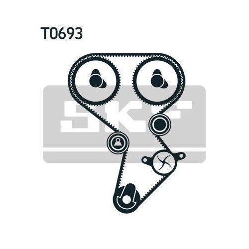 Комплект ремня ГРМ SKF VKMA 95624 для FIAT MITSUBISHI VOLVO HYUNDAI CHERY, фото №2