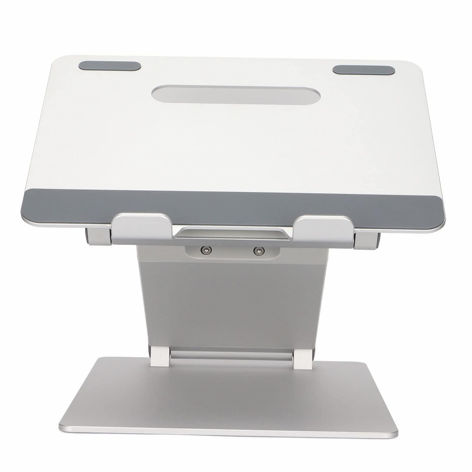 Підставка для ноутбука для столу регульована, з силіконовою накладкою і тепловідведенням, фото №9