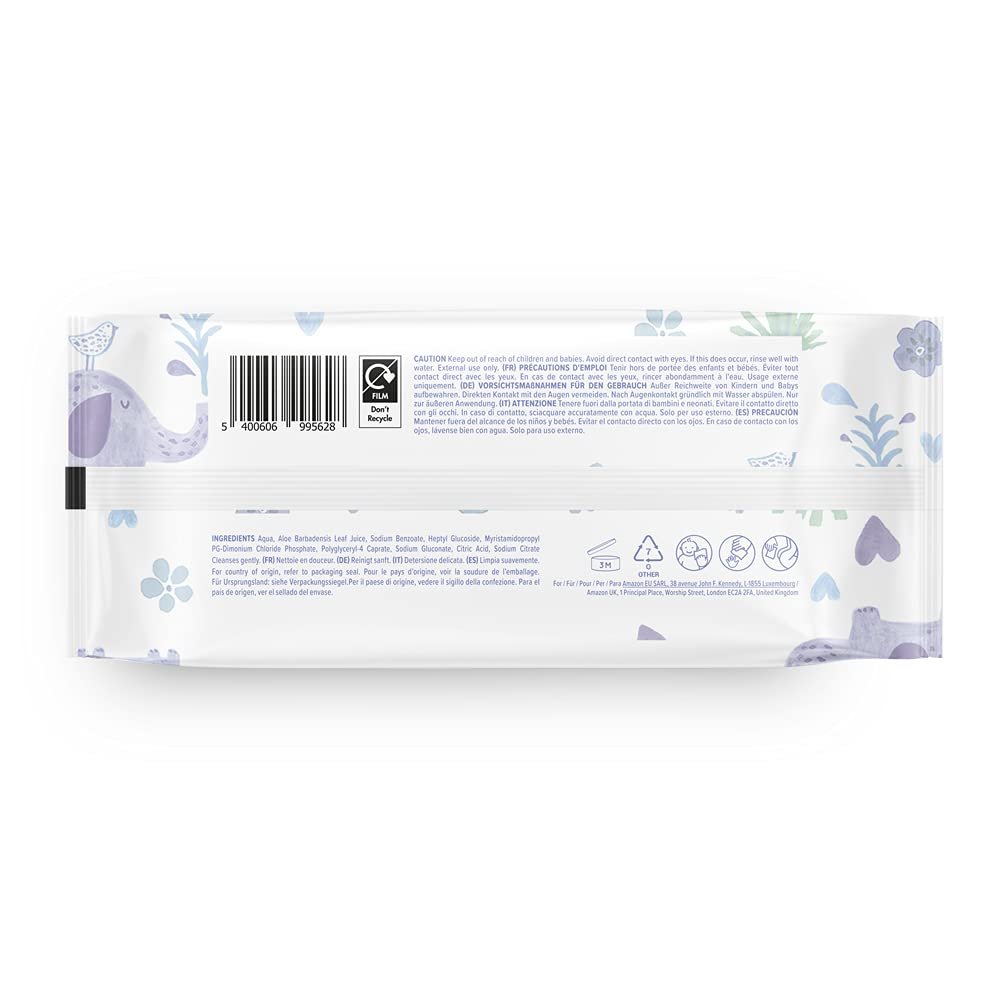 Серветки Mama Bear Sensitive Дитячі Без запаху 1008 шт (18 упаковок по 56), фото №3