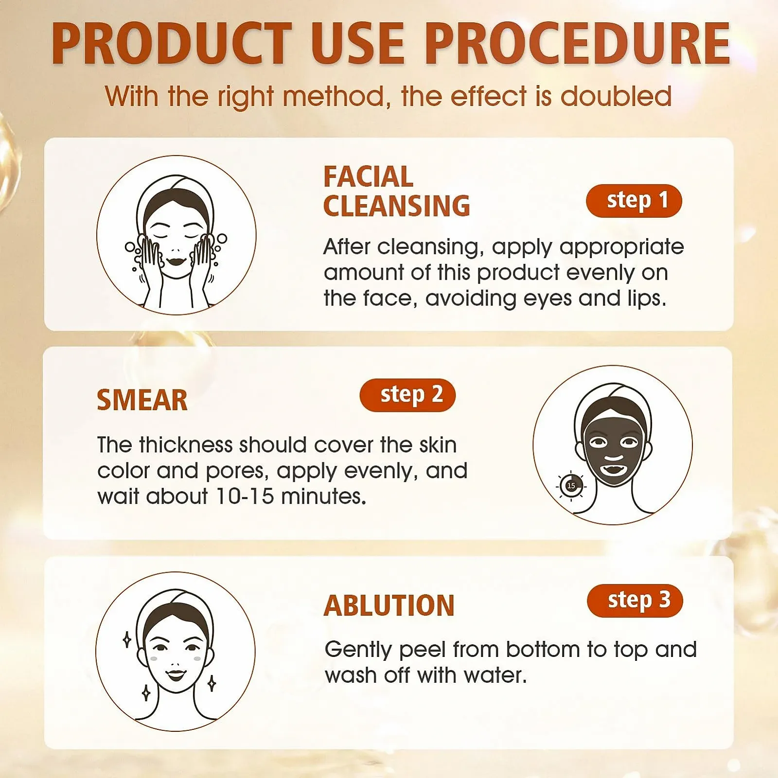 Маска-плівка для обличчя для освітлення та видалення плям paro-wu, фото №4