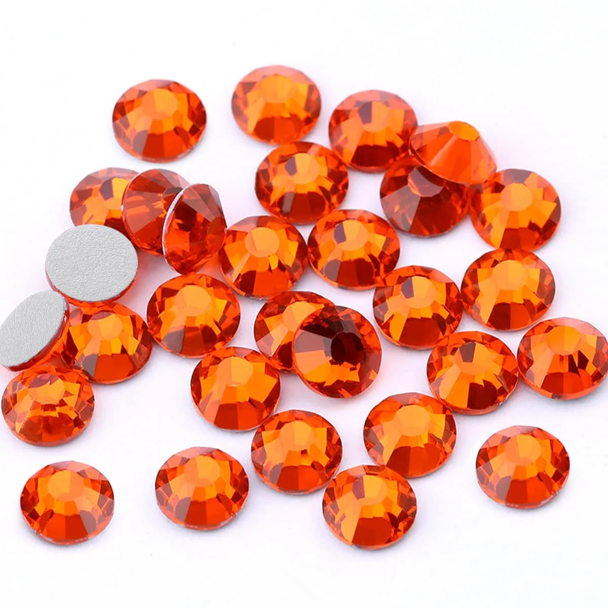 Стрази Novani Crystal Rhinestones Flatback, 1440 шт, скло, колір гіацинт, фото №8