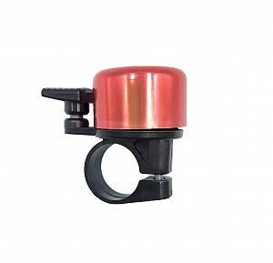 Велосипедный звонок механический A-Bike коралловый (G00006561) synthetic.ua - Фото 1