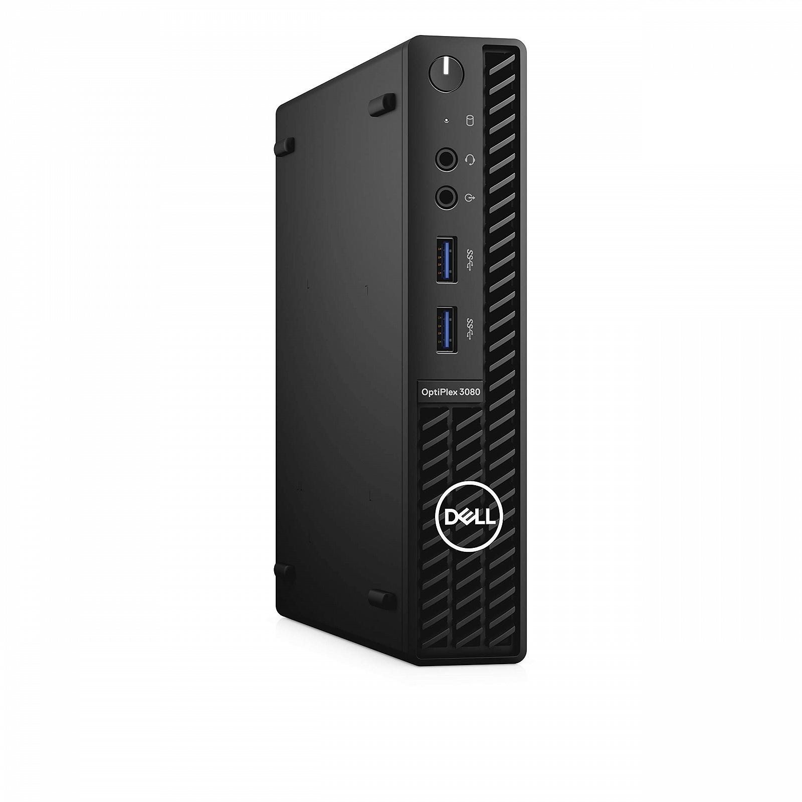 Настільний ПК Dell Optiplex 3080 MFF i3 W10P Чорний, фото №3