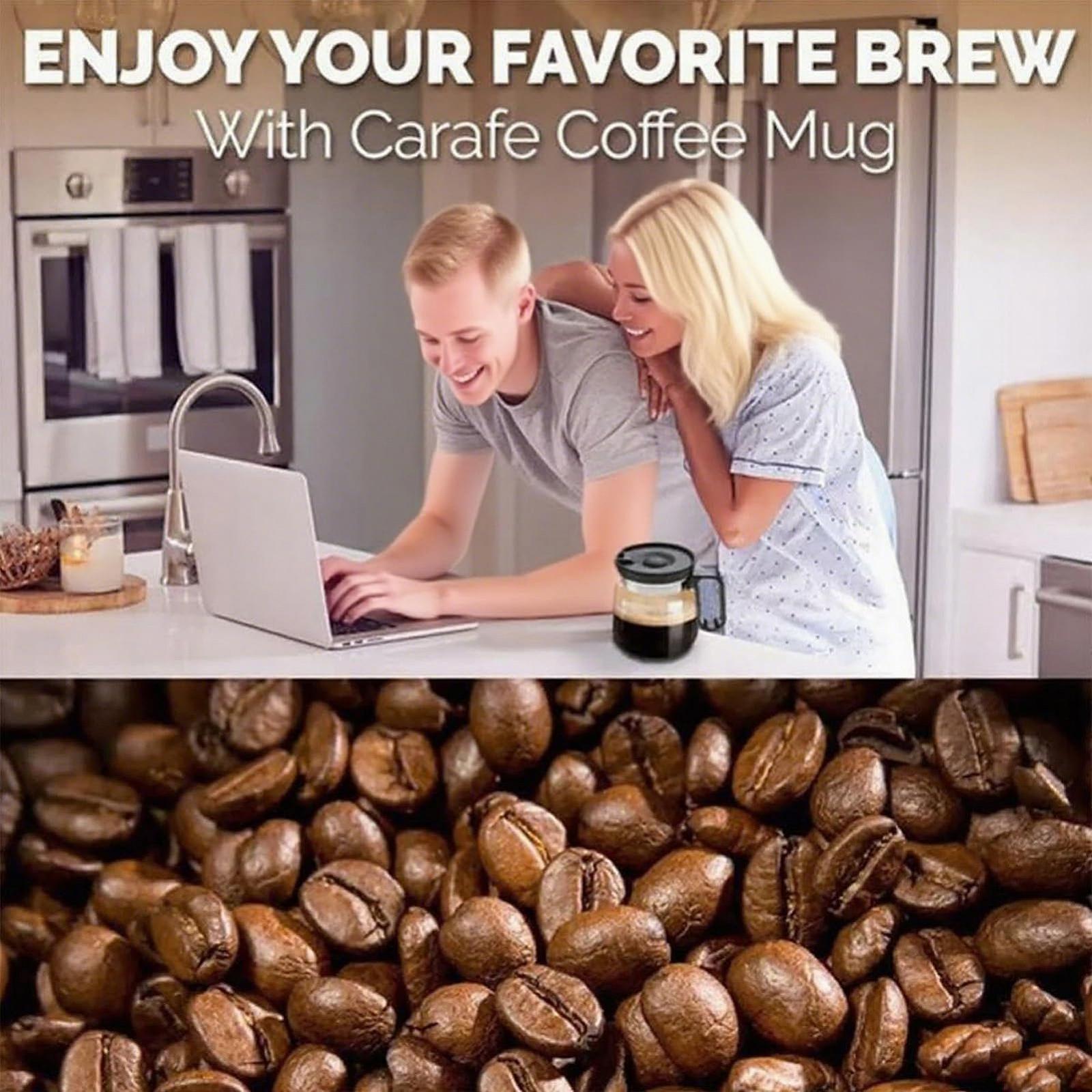 Кофеварка Чашка 16 унций с ручкой и крышкой, фото №4