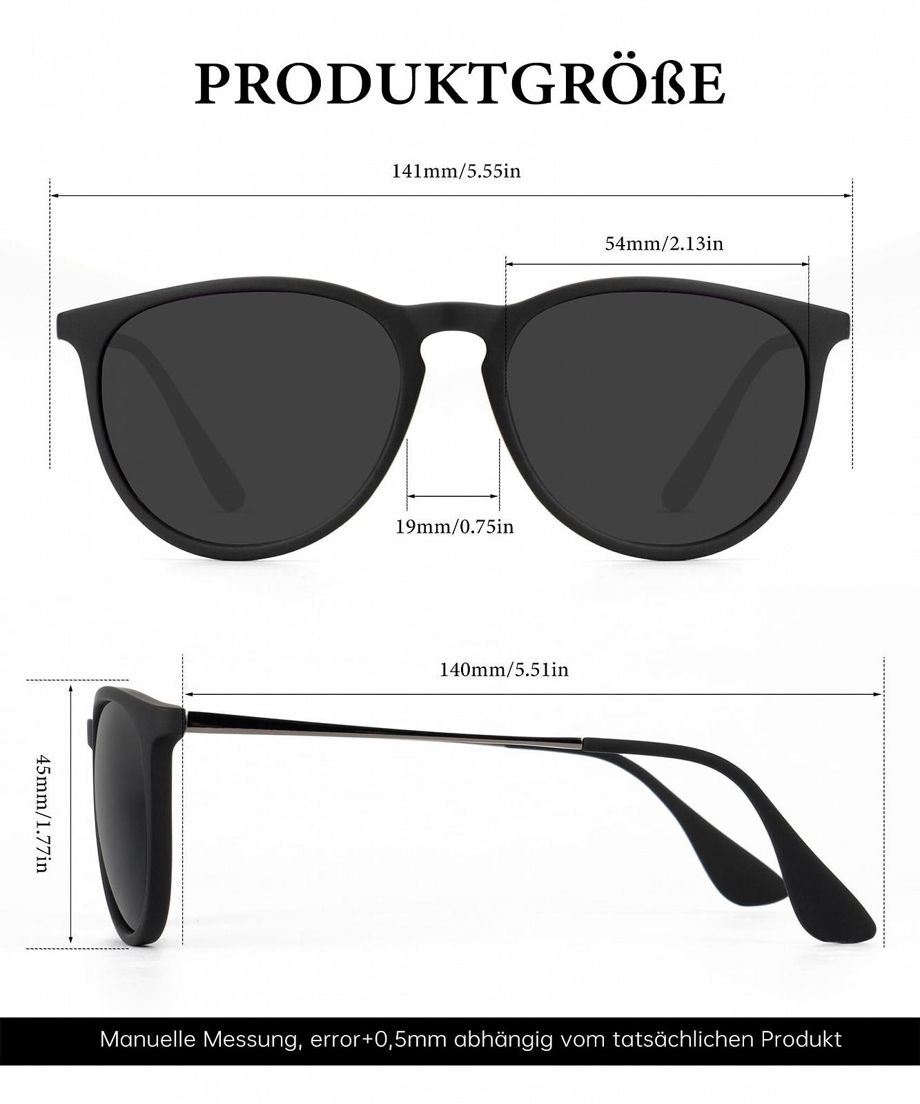 Поляризовані сонцезахисні окуляри HENGOSEN Жіночі Ретро UV Protection Вінтажні, фото №3