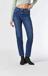 Жіночі джинсові штани MAVI PARIS Dark Brushed Denim - 27 - Фото 1