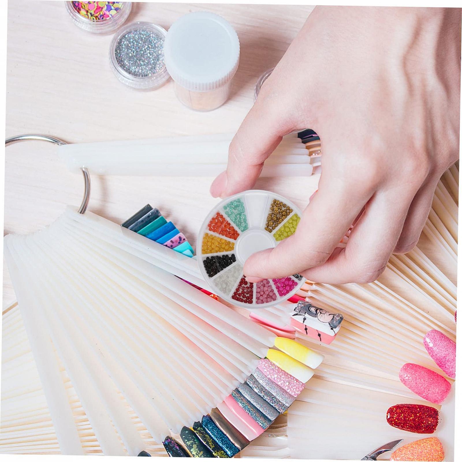 Бисера для ногтей 2 коробки, фото №6