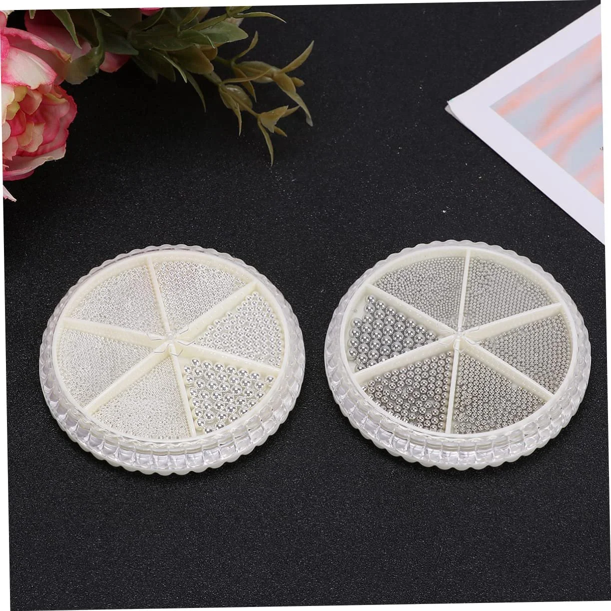 Металеві перлини для нігтів Healeved, фото №4 Металеві перлини для нігтів Healeved, фото №4