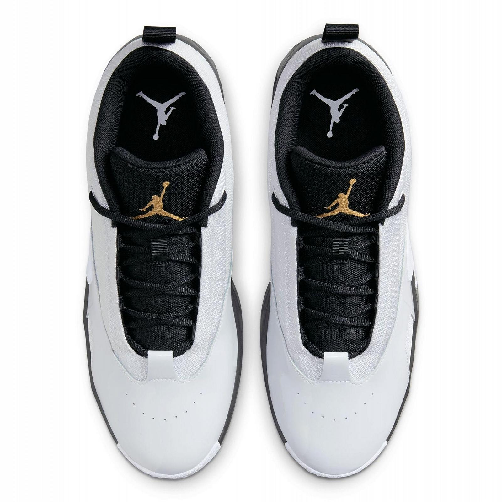 Кросівки Jordan Max Aura 6 Чоловічі Білий/Чорний/Металевий Золотий, фото №4