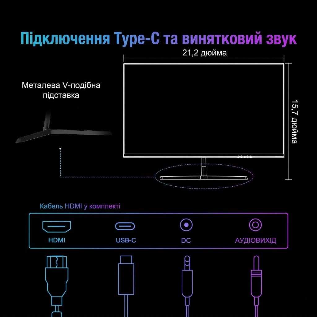 Монитор 24" Minifire MF24X3 Full HD IPS 100 Гц, фото №6