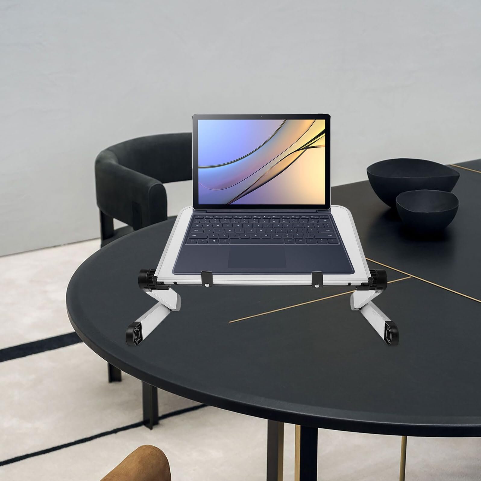 Регульована Підставка для Ноутбука PRETYZOOM Складана, фото №5 Регульована Підставка для Ноутбука PRETYZOOM Складана, фото №5