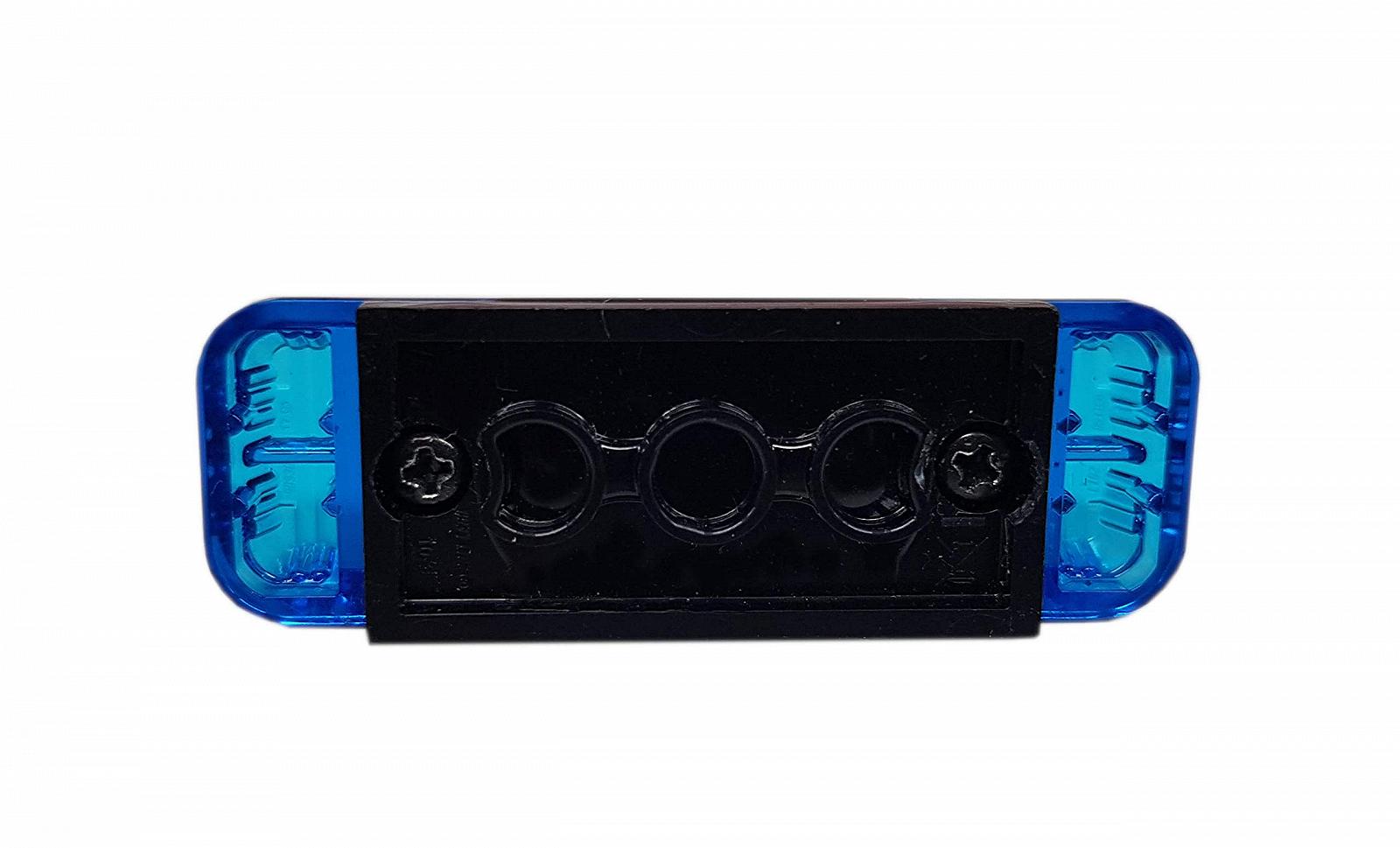 Элемент Lego® City Classic Basic - Синий свет - Набор из 2 - Один компонент Электрическая запчасть Сигнал 2 x 6 x 1, фото №4