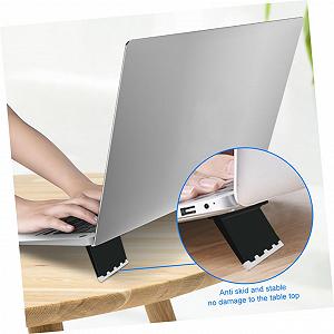 Подставка для ноутбука Универсальная NOLITOY, 2 шт, регулируемая по высоте, черная synthetic.ua - Фото 1