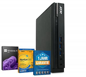 Комп'ютер Acer Veriton N4640G Intel Core i5-6500T до 3,1 ГГц 16 ГБ 512 ГБ SSD з Windows 11 Pro - Фото 1