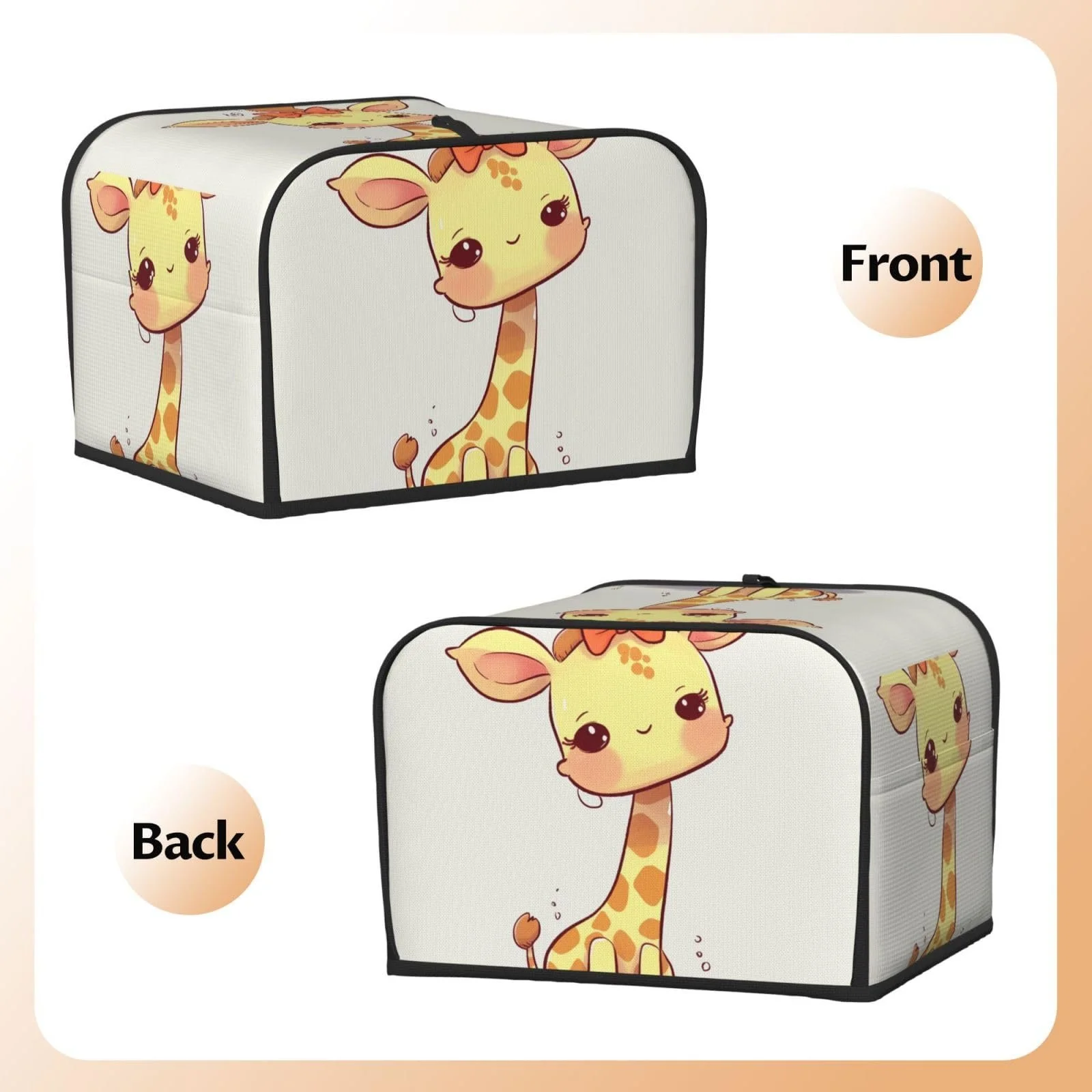 Чохол для тостера на 4 скибки Giraffe, фото №6 Чохол для тостера на 4 скибки Giraffe, фото №6