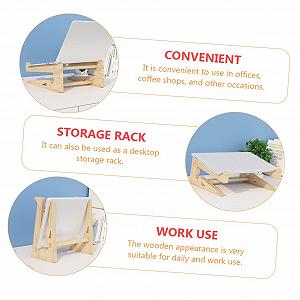 Подставка для ноутбука Деревянная Эргономичная Подставка-подъемник для компьютера для ноутбуков 12-17 дюймов Гладкая поверхность для офиса и дома synthetic.ua - Фото 1
