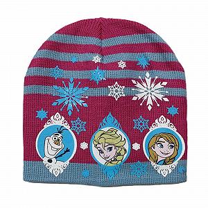 Шапка Disney Frozen Olaf Anna and Elsa Зимова Для дівчат 3394, фуксія - Фото 1