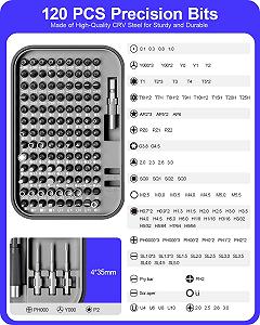 Набір викруток SOONAN 130 в 1 Precision Mechanic для телефону, ноутбука, іграшок, годинників, камери, окулярів synthetic.ua - Фото 1