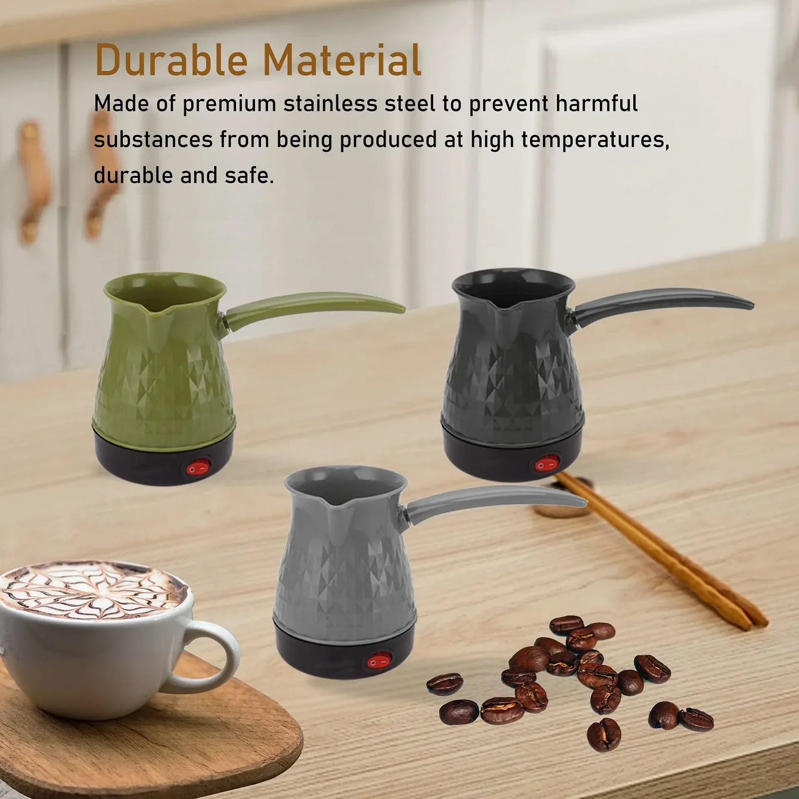 Электрическая турка Fockety 500 мл, фото №2