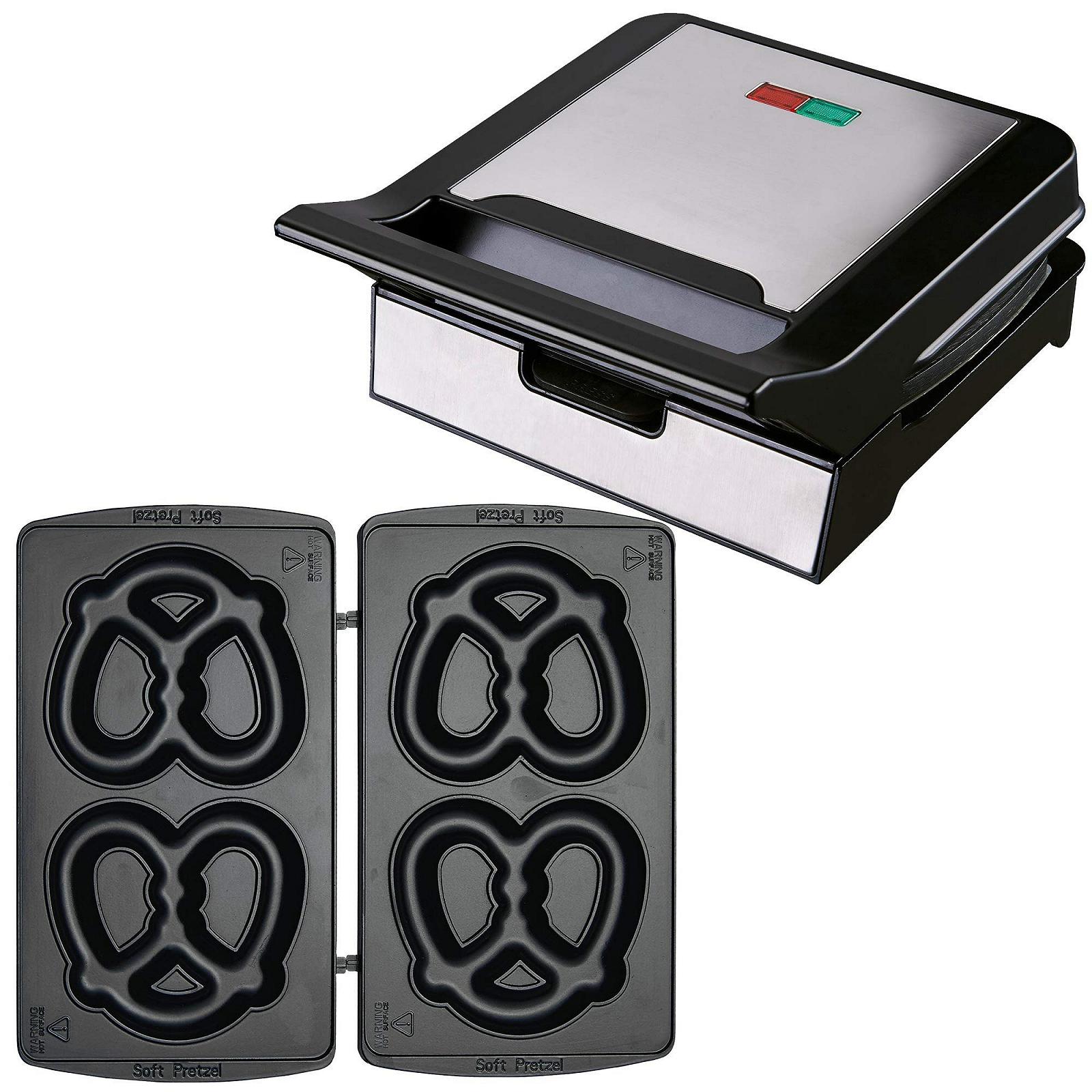 Крендельница Syntrox Germany MM-1400W с съемными пластинами для выпечки, фото №5