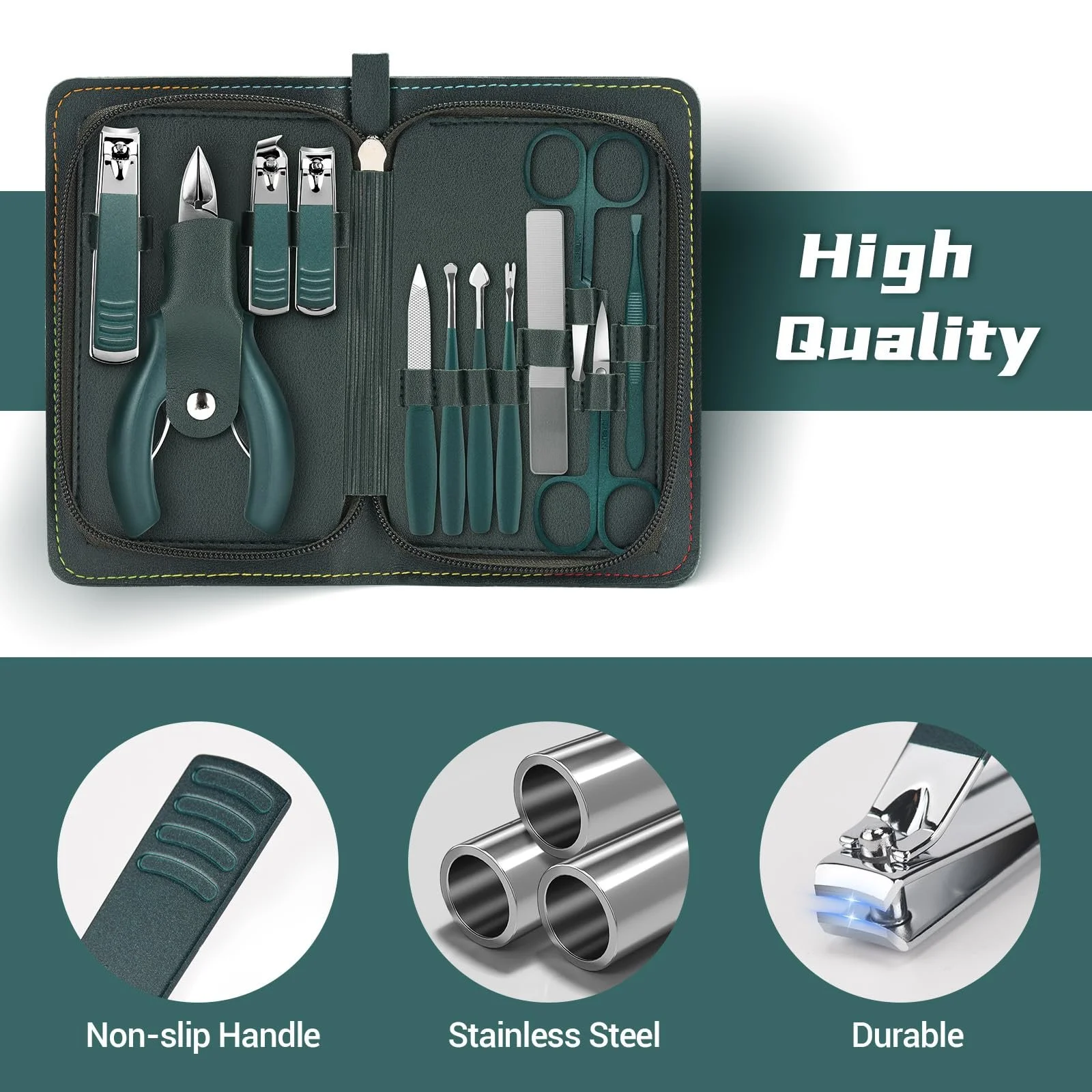 Маникюрный Набор Зеленый, фото №2