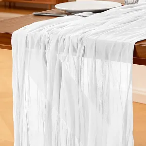 Купити Ранер Foatcox Cheesecloth Boho Milky White 90 x 300 см - Фото 1 Ранер Foatcox Cheesecloth Boho Milky White 90 x 300 см - Фото 1