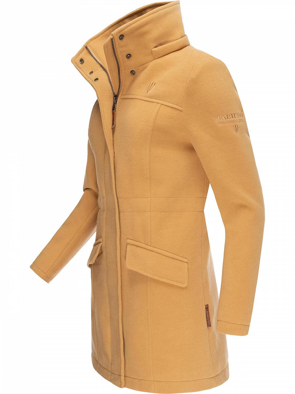 Пальто Marikoo Leilaniaa Зимове Жіноче, в Шерстяному Стилі з Капюшоном,, фото №4