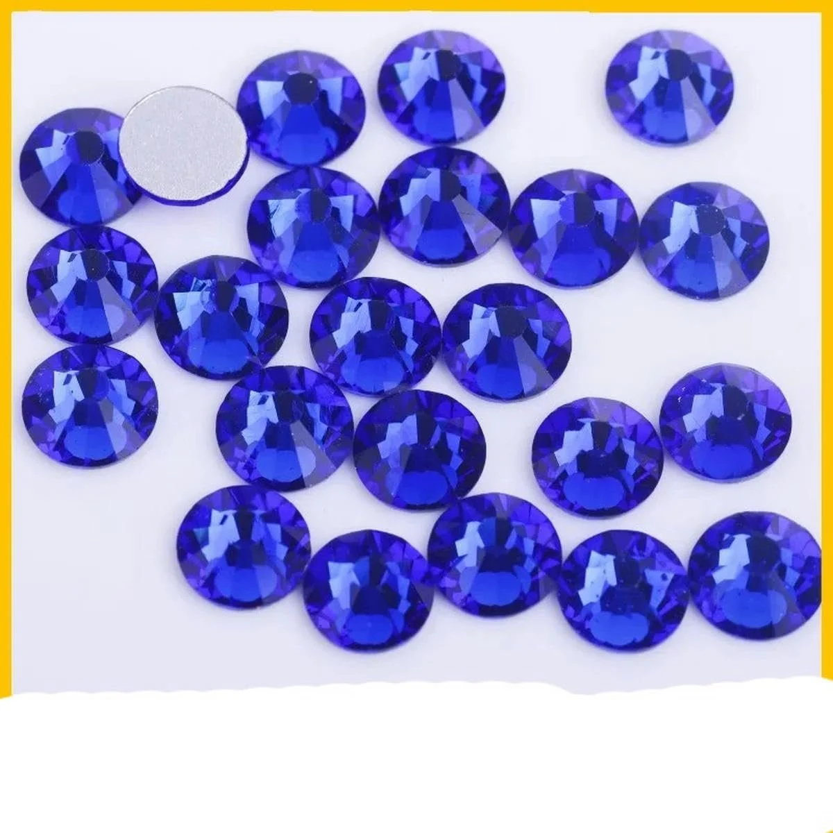 Кришталеві стрази Blaue Serie S 3, 30 штук з блискітками для DIY-нейл-арту, тканини, одягу, блакитні S 3, 1440 штук, фото №6