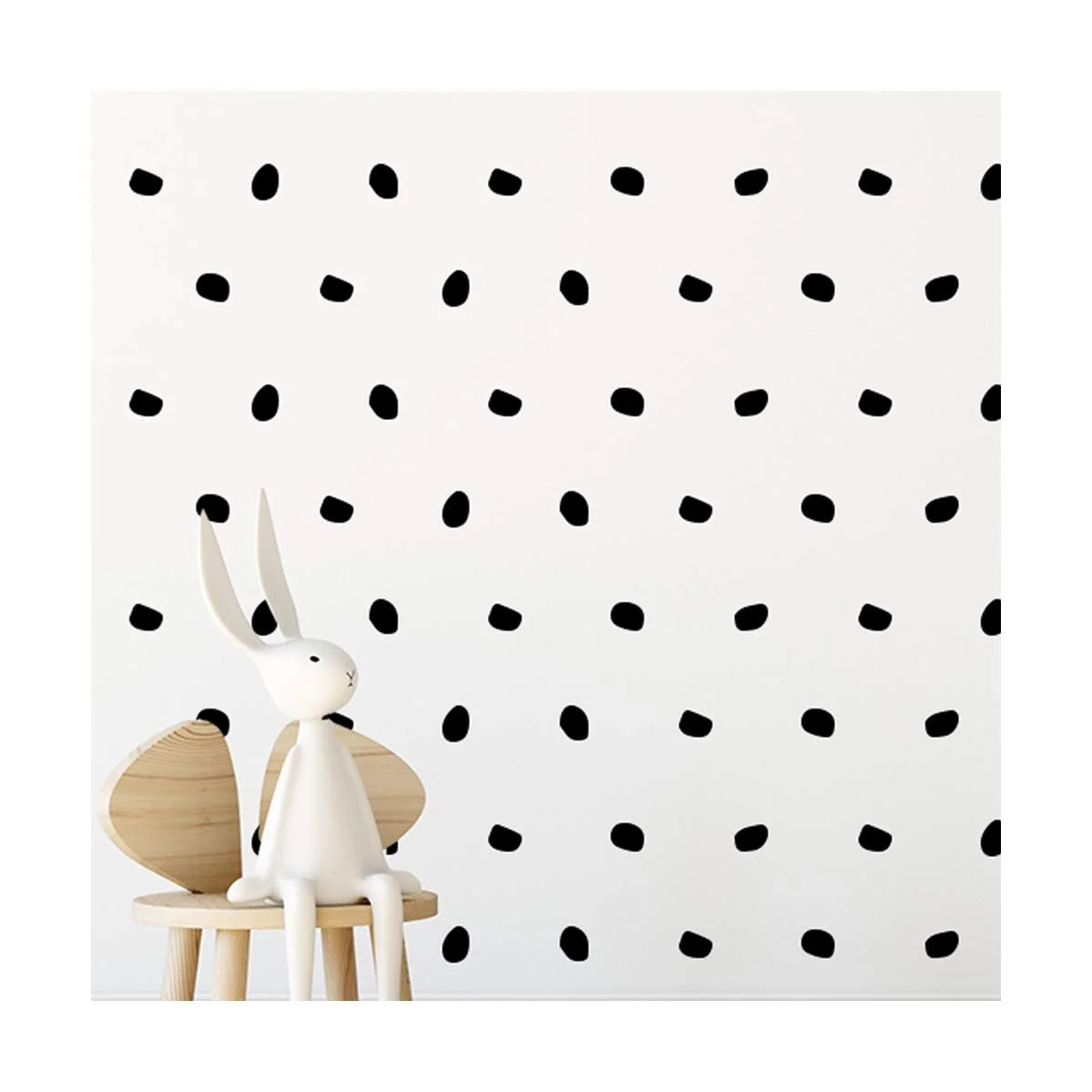 Наклейка на стіну 168 x Black London Spots Decorative Removable Vinyl Чорний, фото №1 Наклейка на стіну 168 x Black London Spots Decorative Removable Vinyl Чорний, фото №1