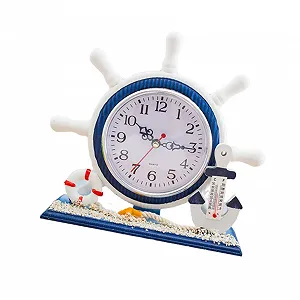 Настольные часы VICASKY Декоративные с термометром Бесшумная конструкция - Фото 1