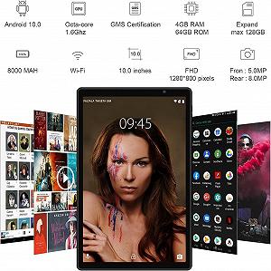 Планшет 10.1" Facetel Q3 4/64Gb 4 ядра Android 10 8000 mAh Чорний ціна на synthetic.ua - Фото 1 Планшет 10.1" Facetel Q3 4/64Gb 4 ядра Android 10 8000 mAh Чорний synthetic.ua - Фото 1