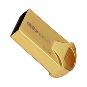 USB флеш-накопичувач Mibrand 32GB Hawk Gold 2.0 MI2.0/HA32M1G - Фото 1