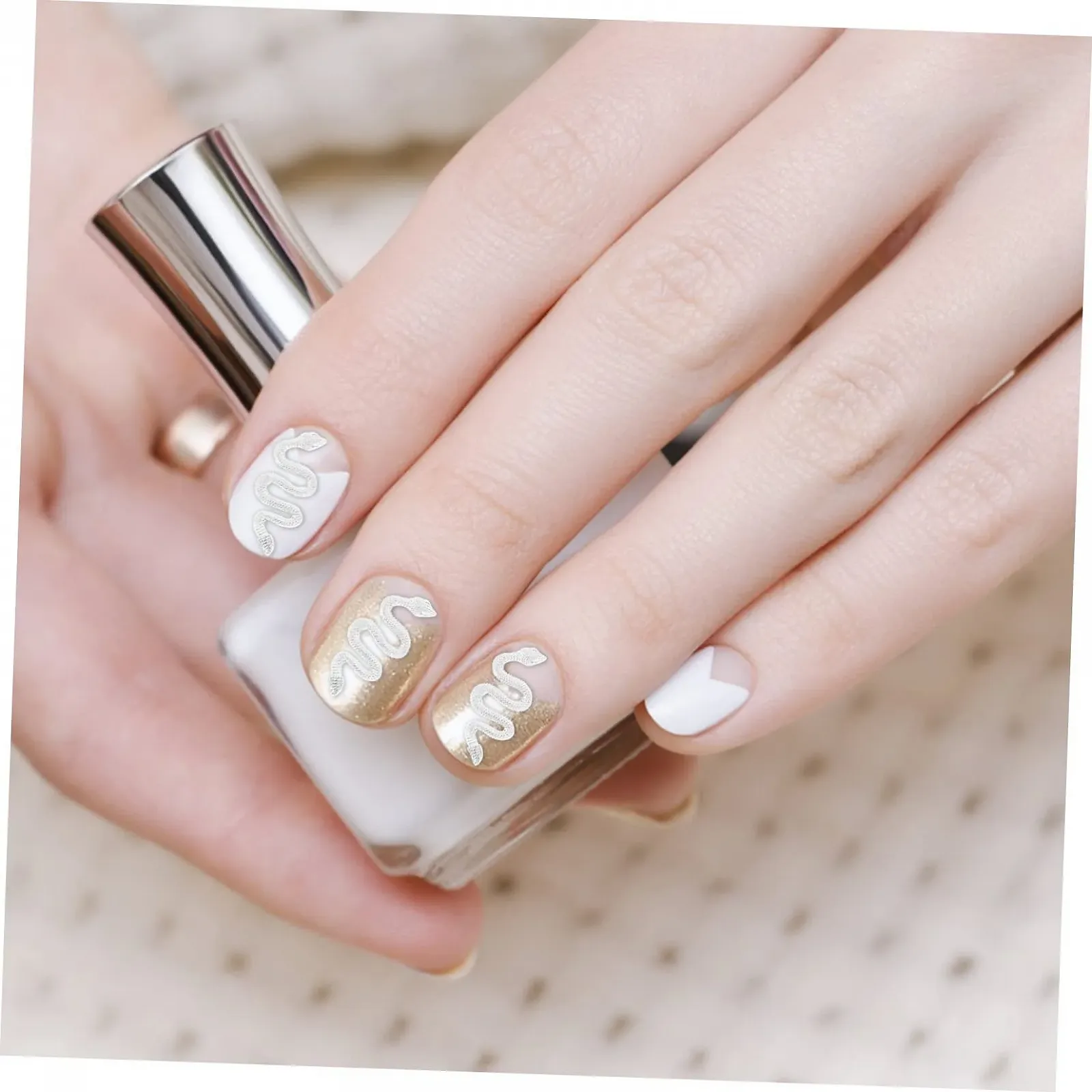 Украшения для ногтей в виде змей Healeved 200 шт., Ретро, украшения для дизайна ногтей, элегантные и уникальные украшения для ногтей, фото №8