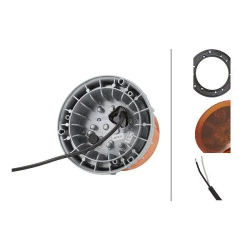 Проблесковый маячок HELLA 2RL 012 983-301 для FAUN PAUS ROSENBAUER, фото №2