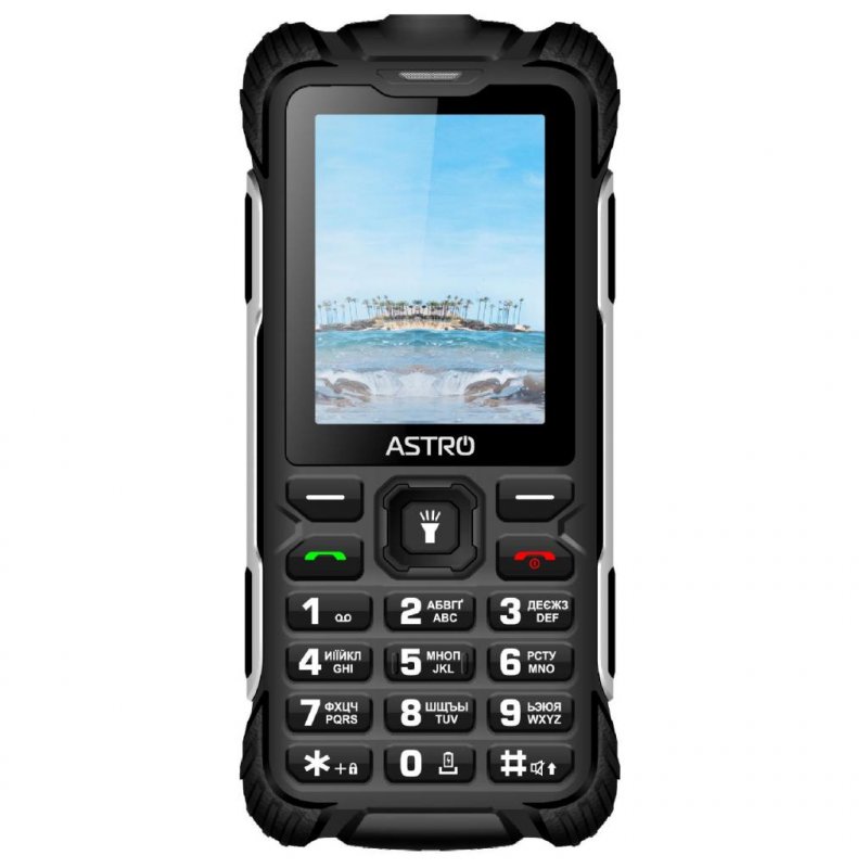 Кнопочный телефон Astro A243 Black, фото №1