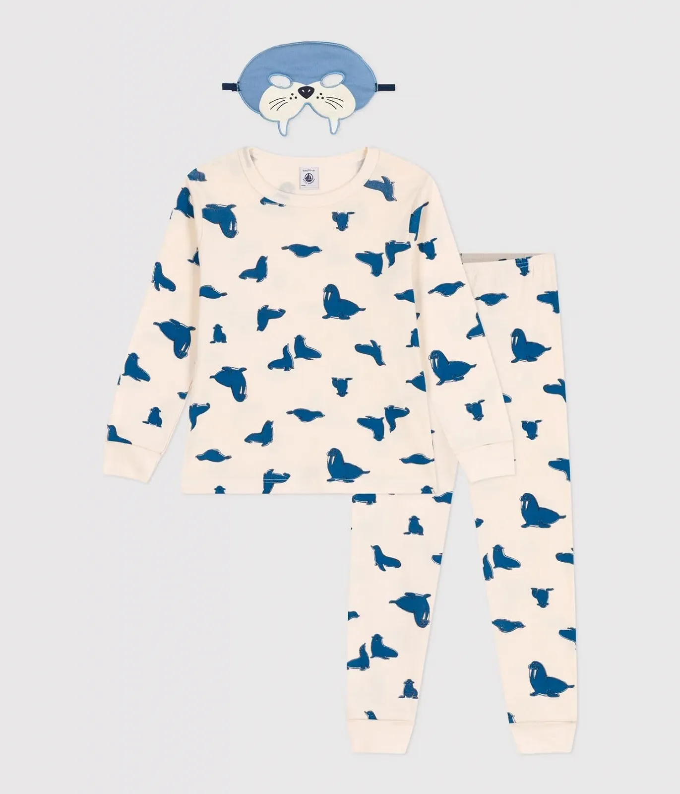 Піжама Petit Bateau для хлопчиків та маска, фото №3