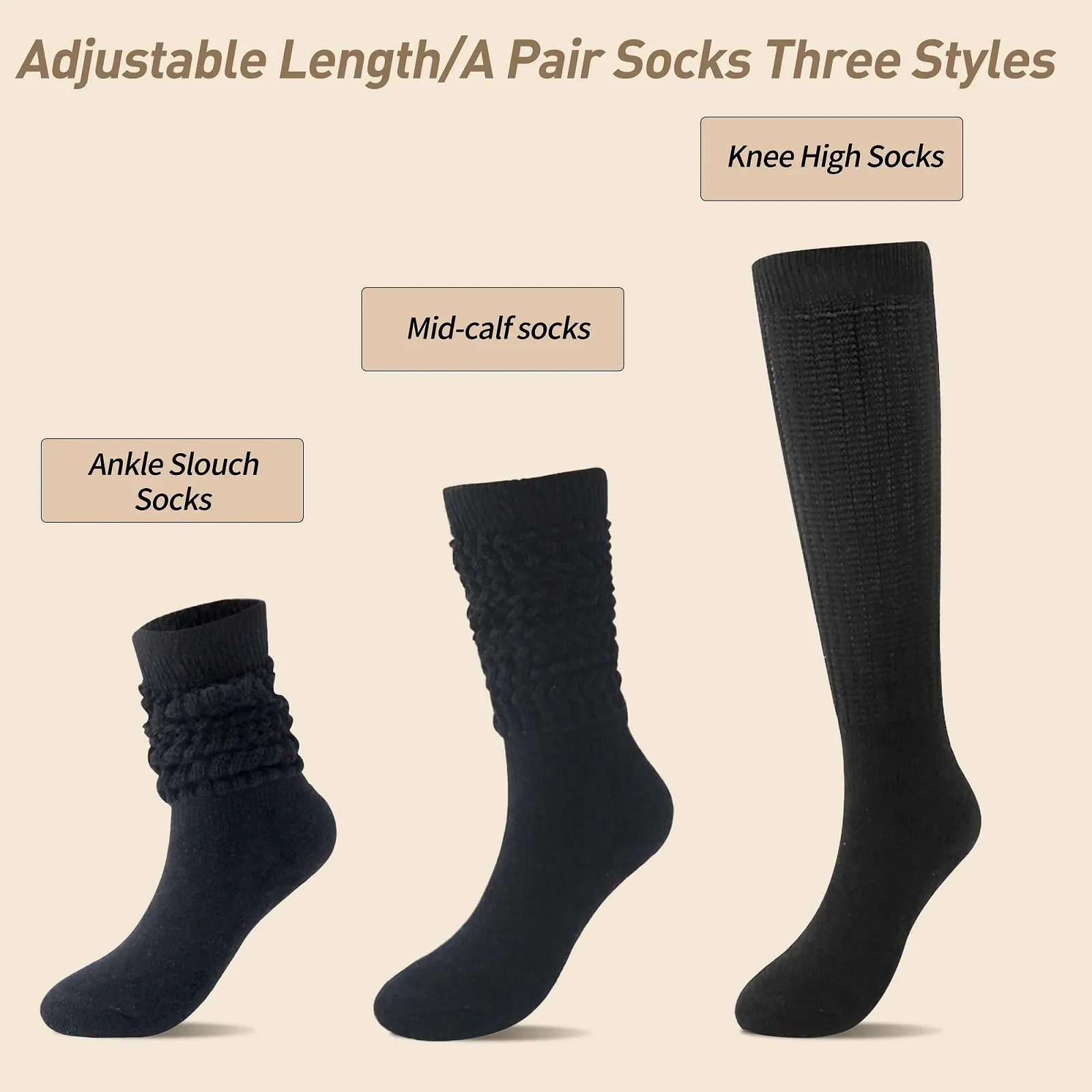 Шкарпетки BISOUSOX, гольфи, кумедні шкарпетки, розмір 36-40, фото №2